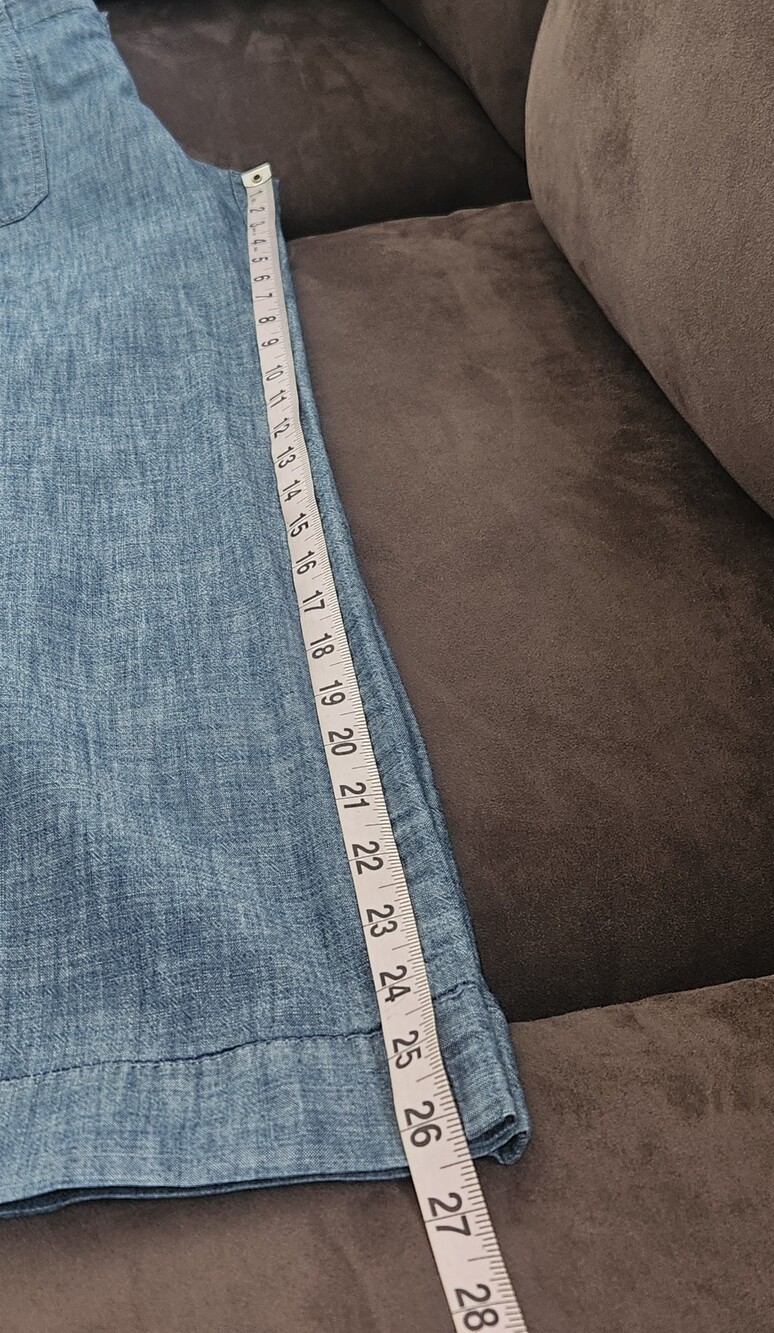 GAP Light Blue Wide-Leg 100% Cotton Pants Sz 6 - Picture 11 of 11